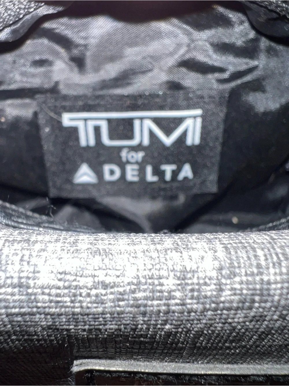 Tumi Burgundy and Gray Men's Travel Pouch Trio